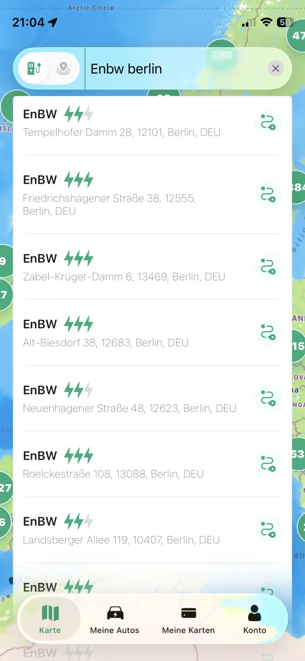 Ladestationen & Orte suchen PlugPrice screenshot