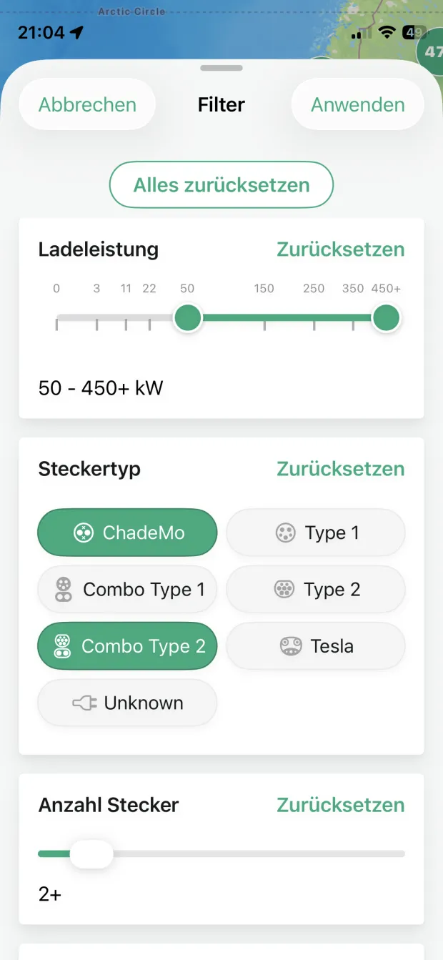 Erweiterte Filter PlugPrice screenshot