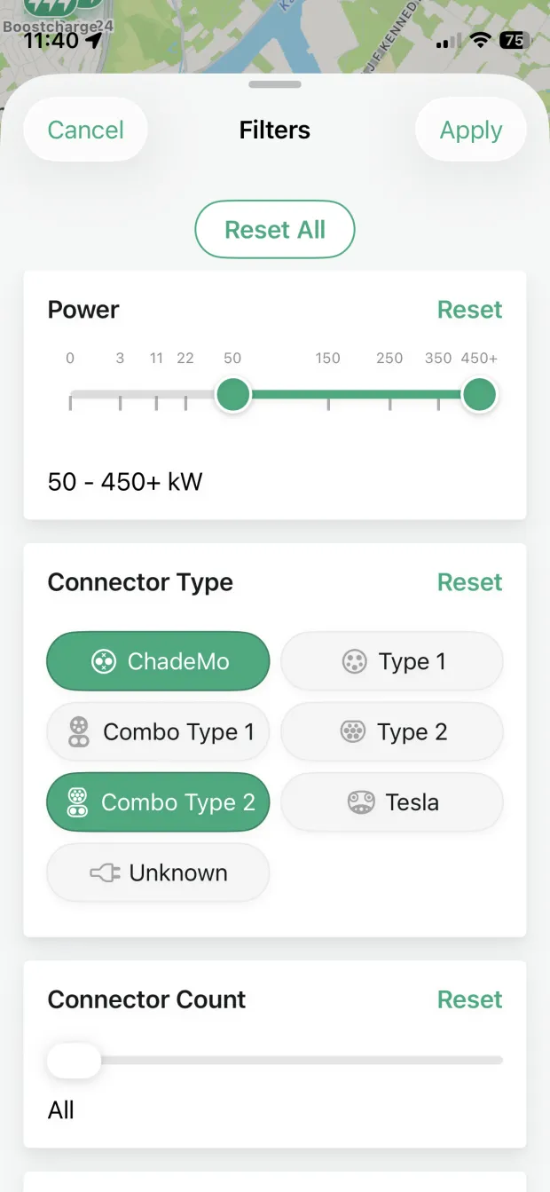 Advanced filters PlugPrice screenshot