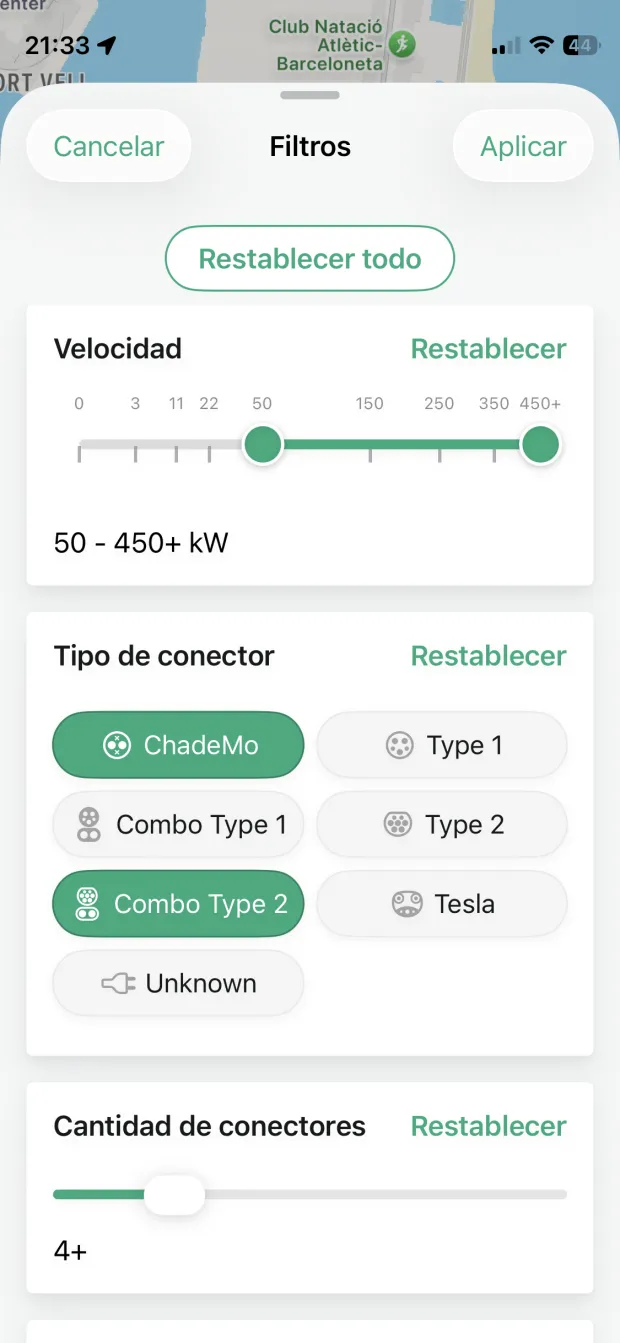 Filtros avanzados PlugPrice screenshot