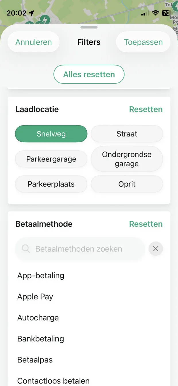 Geavanceerde filters PlugPrice screenshot