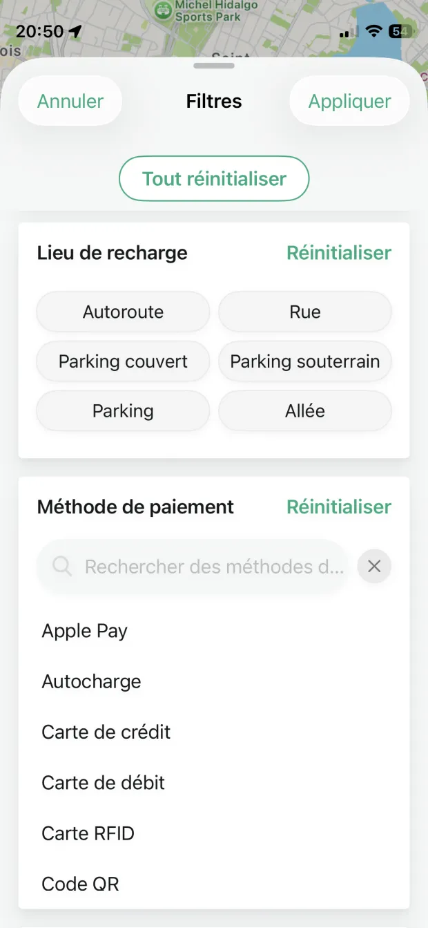 Filtres avancés PlugPrice screenshot