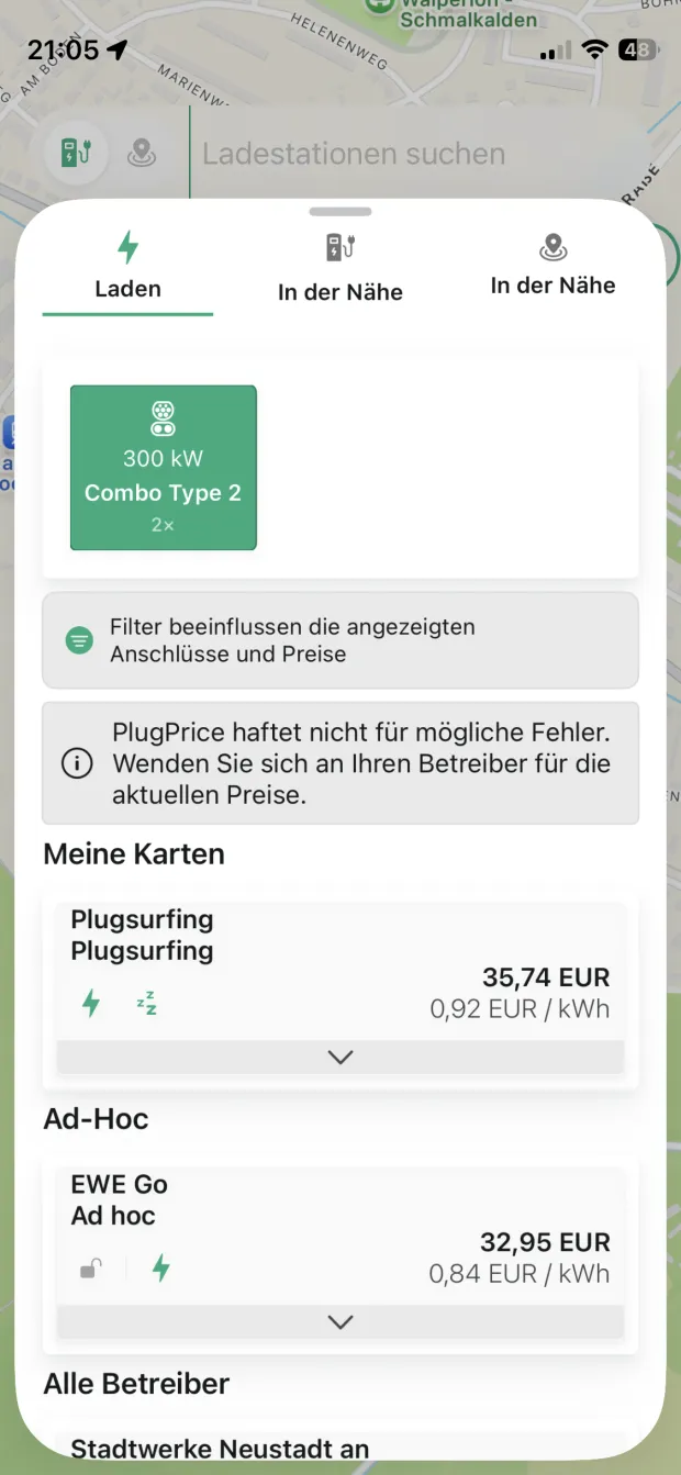 Transparente Kostenaufschlüsselung PlugPrice screenshot