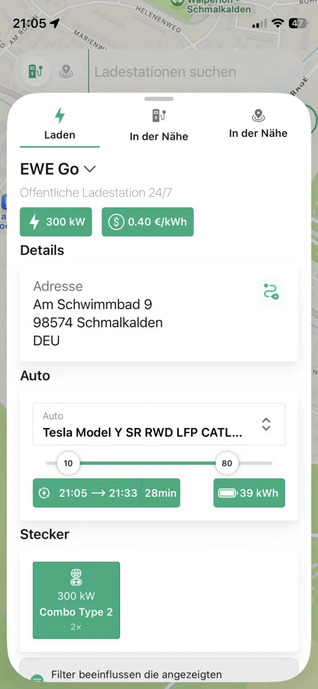 Einfache Navigation PlugPrice screenshot