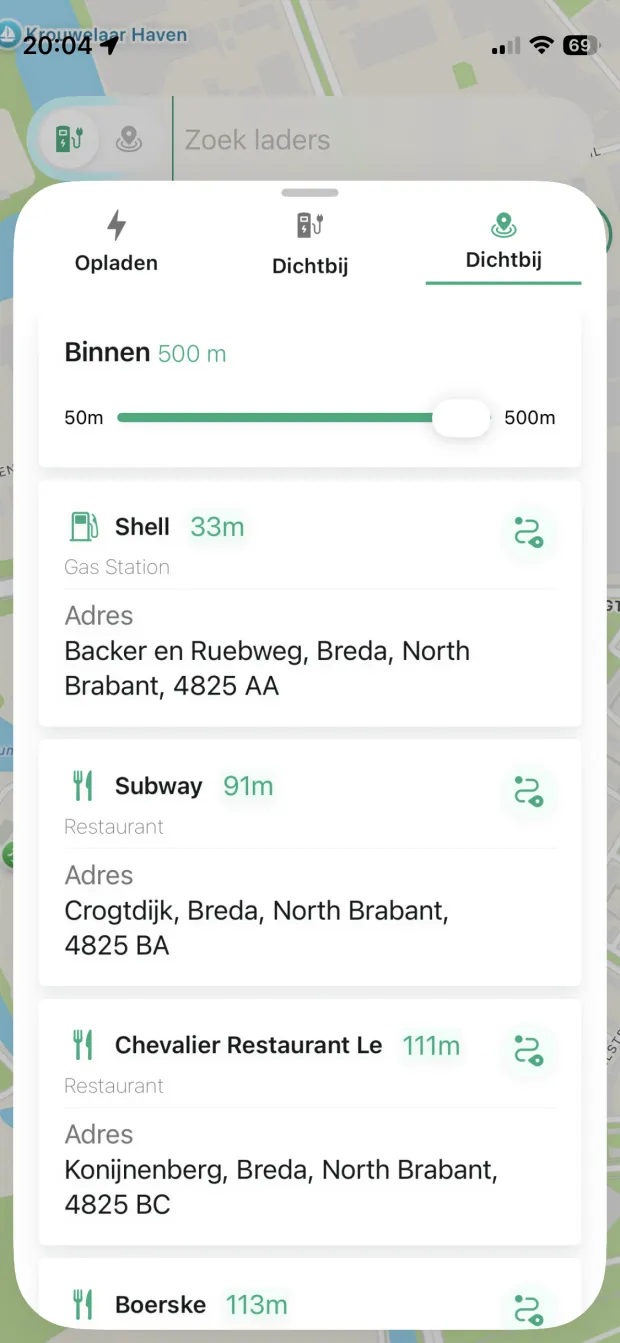 Ontdek plaatsen in de buurt PlugPrice screenshot